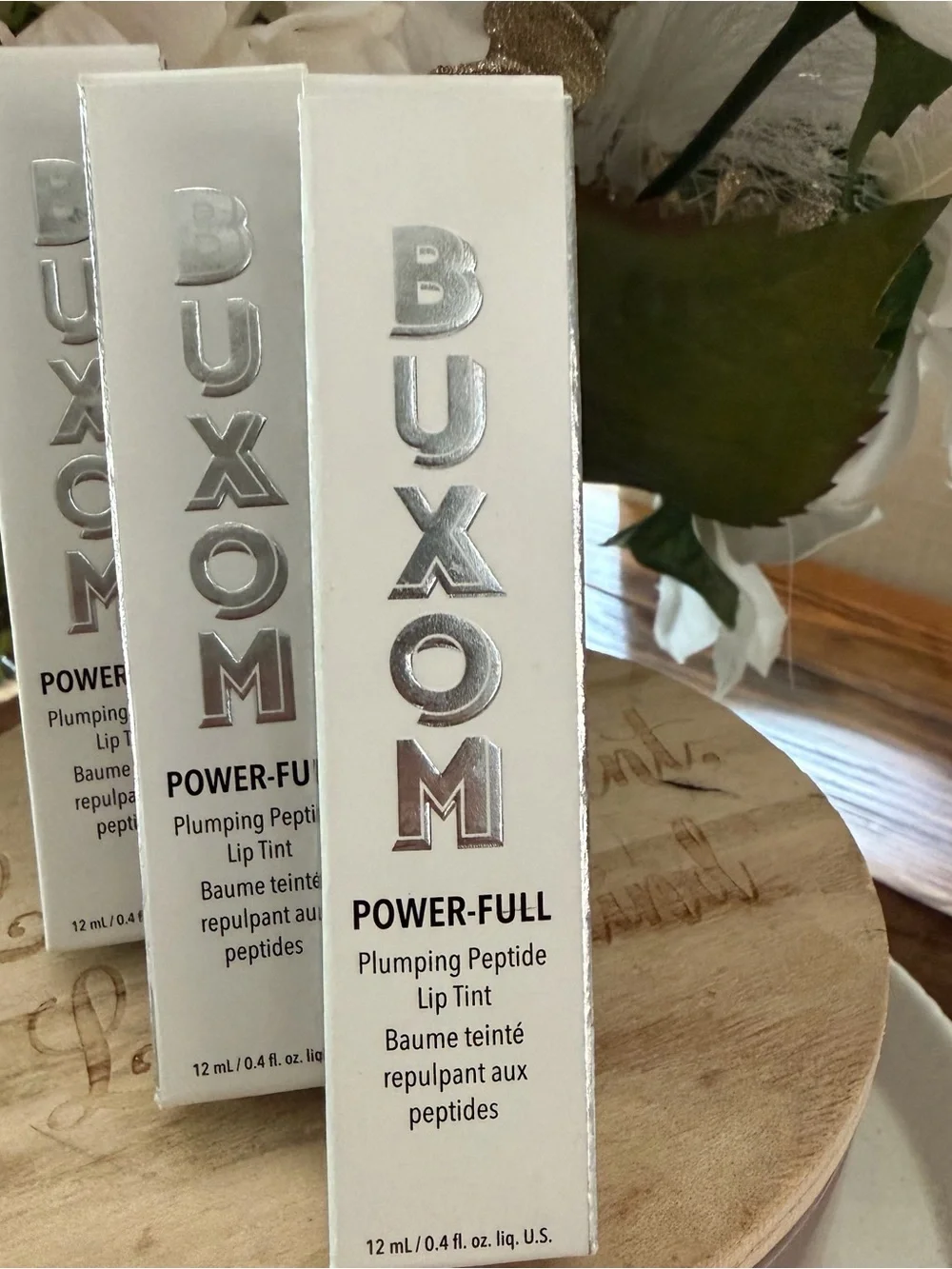 3 - Buxom Plumping Peptide Lip Tint- Rose Glaze